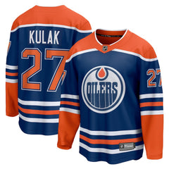 NHL Brett Kulak Edmonton Oilers Fanatics Home Breakaway Player Jersey