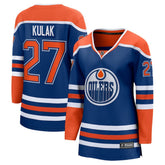 NHL Brett Kulak Edmonton Oilers Fanatics Women's Home Breakaway Player Jersey