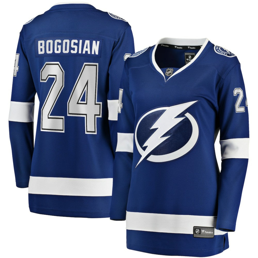 NHL Zach Bogosian Tampa Bay Lightning Fanatics Women's Home Breakaway Player Jersey