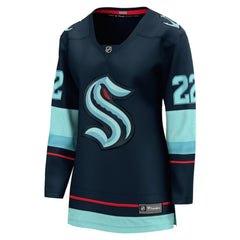 NHL Oliver Bjorkstrand Seattle Kraken Fanatics Women's Home Breakaway Player Jersey