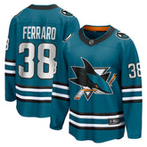 NHL Mario Ferraro San Jose Sharks Fanatics Home Breakaway Player Jersey