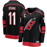 NHL Jordan Staal Carolina Hurricanes Fanatics Women's Home Captain Patch Breakaway Player Jersey