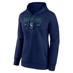 Navy Seattle Mariners Women's Team Live For It Pullover Hoodie