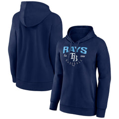 Navy Tampa Bay Rays Women's Team Live For It Pullover Hoodie