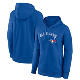 Royal Toronto Blue Jays Women's Team Logo Lockup Pullover Hoodie
