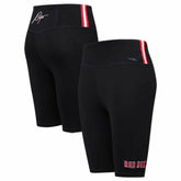Black Boston Red Sox Pro Standard Women's City Scape Bike Shorts