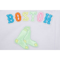 White Boston Red Sox Pro Standard Women's Washed Neon Shorts
