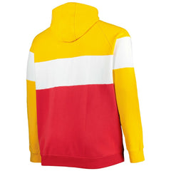 Big & Tall Current Colorblock Raglan Fleece Pullover Hoodie - Kansas City Chiefs Hoodies