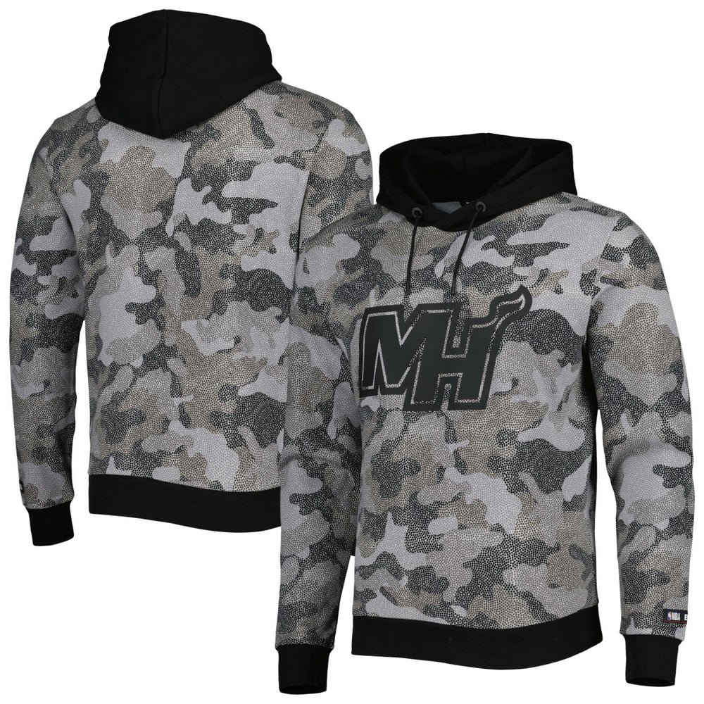 Miami Heat Hugo Boss Camo Pullover Hoodie