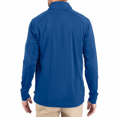 Cutter & Buck Adapt Eco Knit Stretch Recycled Big & Tall Quarter-Zip Throwback Pullover Top - Buffalo Bills Pullover