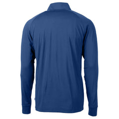 Cutter & Buck Adapt Eco Knit Stretch Recycled Big & Tall Quarter-Zip Throwback Pullover Top - New England Patriots Pullover