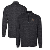 Cutter & Buck Throwback Logo Big & Tall Traverse Camo Print Stretch Quarter-Zip Pullover Top - Cleveland Browns Pullover
