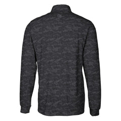 Cutter & Buck Throwback Logo Big & Tall Traverse Camo Print Stretch Quarter-Zip Pullover Top - Las Vegas Raiders Pullover