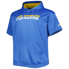 Justin Herbert Big & Tall Short Sleeve Pullover Hoodie - Los Angeles Chargers Hoodies