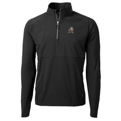 Cutter & Buck Adapt Eco Knit Hybrid Recycled Quarter-Zip Throwback Pullover Top - Cleveland Browns Pullover