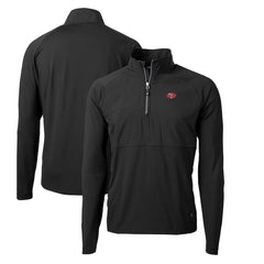 Cutter & Buck Adapt Eco Knit Hybrid Recycled Quarter-Zip Throwback Pullover Top - San Francisco 49ers Pullover