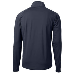 Cutter & Buck Adapt Eco Knit Hybrid Recycled Quarter-Zip Throwback Pullover Top - Los Angeles Chargers Pullover
