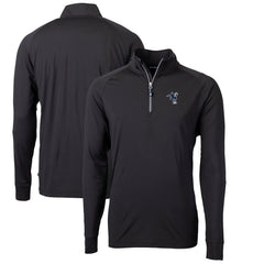 Cutter & Buck Adapt Eco Knit Stretch Recycled Quarter-Zip Throwback Pullover Top - Indianapolis Colts Pullover