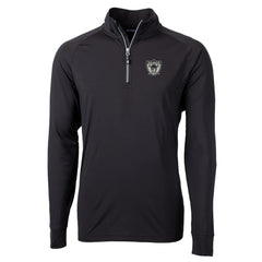Cutter & Buck Adapt Eco Knit Stretch Recycled Quarter-Zip Throwback Pullover Top - Las Vegas Raiders Pullover