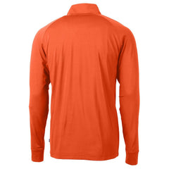 Cutter & Buck Adapt Eco Knit Stretch Recycled Quarter-Zip Throwback Pullover Top - Chicago Bears Pullover