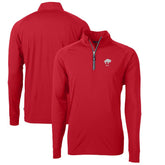 Cutter & Buck Adapt Eco Knit Stretch Recycled Quarter-Zip Throwback Pullover Top - Buffalo Bills Pullover
