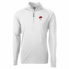 Cutter & Buck Adapt Eco Knit Stretch Recycled Quarter-Zip Throwback Pullover Top - Buffalo Bills Pullover