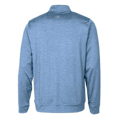 Cutter & Buck Stealth Heathered Throwback Logo Quarter-Zip Pullover Top - Buffalo Bills Pullover