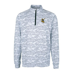 Cutter & Buck Throwback Logo Traverse Camo Print Stretch Quarter-Zip Pullover Top - Pittsburgh Steelers Pullover