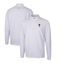 Cutter & Buck Throwback Logo Traverse Stretch Quarter-Zip Pullover Top - Atlanta Falcons Pullover
