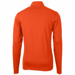 Cutter & Buck Throwback Logo Virtue Eco Pique Recycled Quarter-Zip Pullover Top - Tampa Bay Buccaneers Pullover