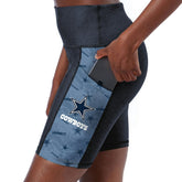 Certo Women's High Waist Two-Pocket Biker Shorts - Dallas Cowboys Shorts