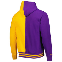 Mitchell & Ness Los Angeles Lakers Hardwood Classics Split Pullover Hoodie