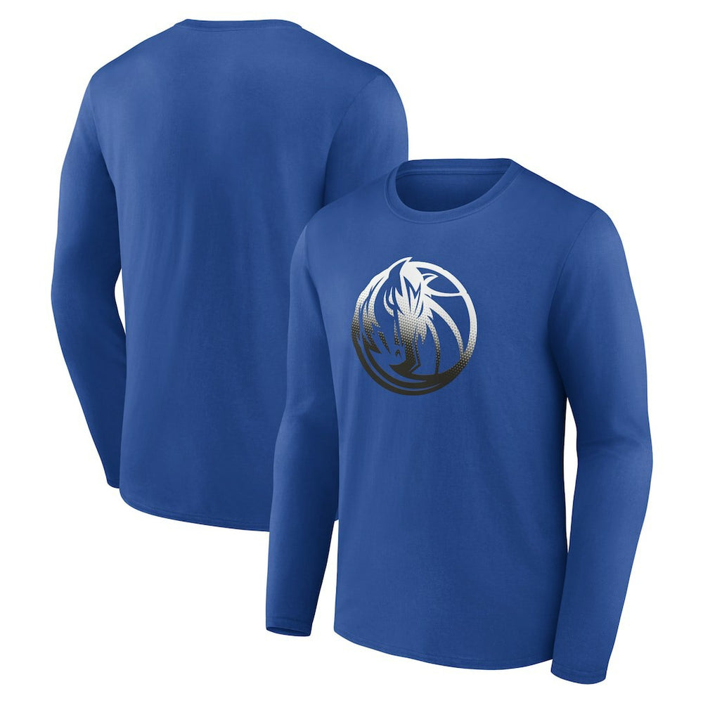 Dallas Mavericks Gradient Logo Long Sleeve T-Shirt sale
