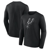 San Antonio Spurs Gradient Logo Long Sleeve T-Shirt