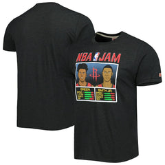 Jalen Green & Jabari Smith Jr. Houston Rockets Homage NBA Jam Tri-Blend T-Shirt