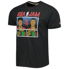 Jalen Green & Jabari Smith Jr. Houston Rockets Homage NBA Jam Tri-Blend T-Shirt