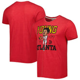 Trae Young Atlanta Hawks Homage Caricature Tri-Blend T-Shirt