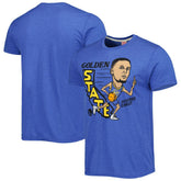 Stephen Curry Golden State Warriors Homage Caricature Tri-Blend T-Shirt sale