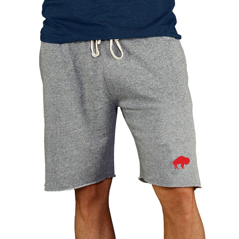 Concepts Sport Throwback Logo Mainstream Terry Shorts - Buffalo Bills Shorts