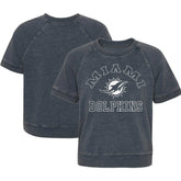 Girls Juniors Cheer Squad Raglan T-Shirt - Miami Dolphins T-shirts