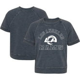 Girls Juniors Cheer Squad Raglan T-Shirt - Los Angeles Rams T-shirts