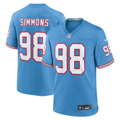 Jeffery Simmons Youth Game Jersey - Tennessee Titans Jerseys
