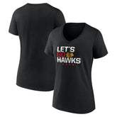 NHL Chicago Blackhawks Women's Shout Out V-Neck T-Shirt