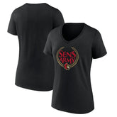 NHL Ottawa Senators Women's Shout Out V-Neck T-Shirt