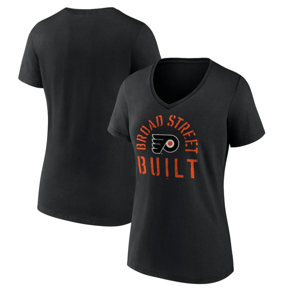 NHL Philadelphia Flyers Women's Shout Out V-Neck T-Shirt