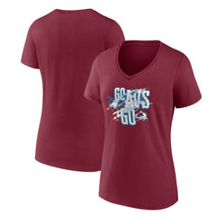 NHL Colorado Avalanche Women's Represent V-Neck T-Shirt