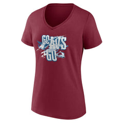 NHL Colorado Avalanche Women's Represent V-Neck T-Shirt