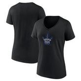 NHL Toronto Maple Leafs Women's Alternate Logo V-Neck T-Shirt
