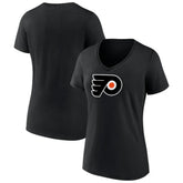 NHL Philadelphia Flyers Women's Alternate Logo V-Neck T-Shirt