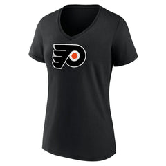 NHL Philadelphia Flyers Women's Alternate Logo V-Neck T-Shirt